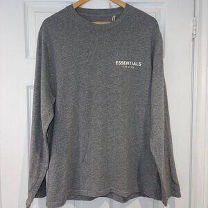 Essentials Fear of God Grey Long Sleeve Tshirt